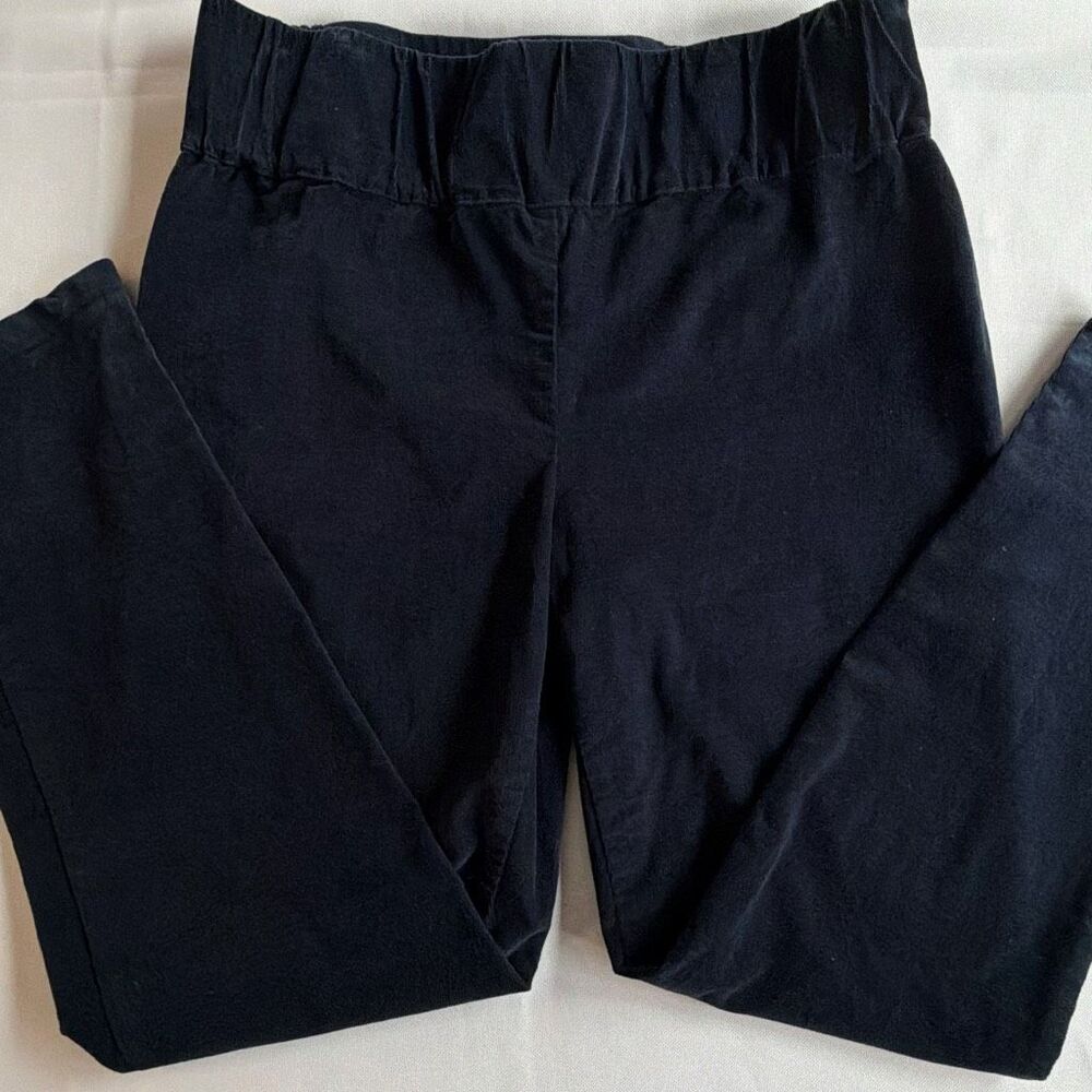 Sahalie 8P Navy Corduroy Pants Stretch Leggings